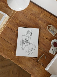 Charcoal Figure III