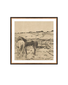 Charcoal Horses