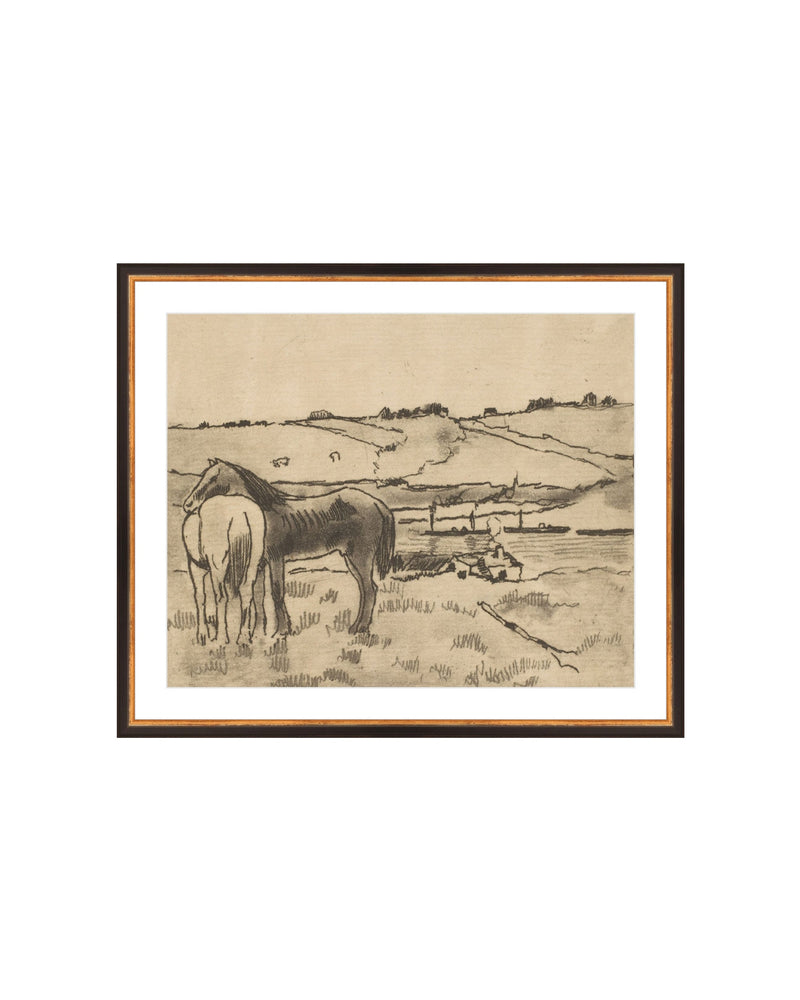 Charcoal Horses