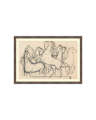 Charcoal Horses II