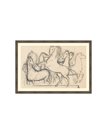Charcoal Horses II