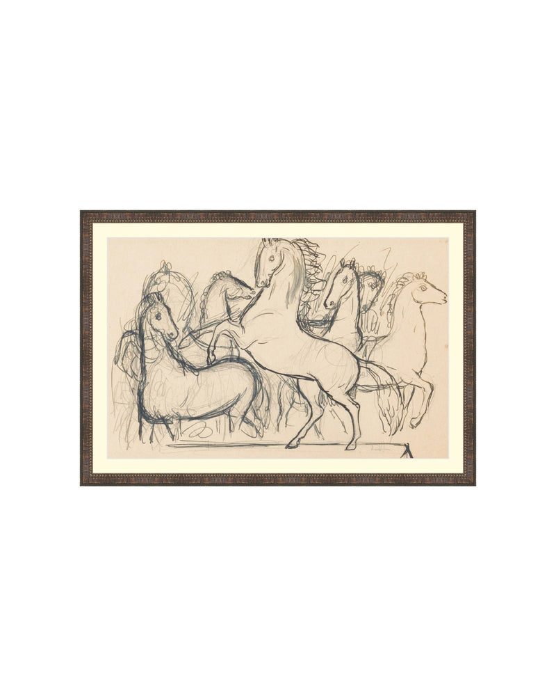 Charcoal Horses II