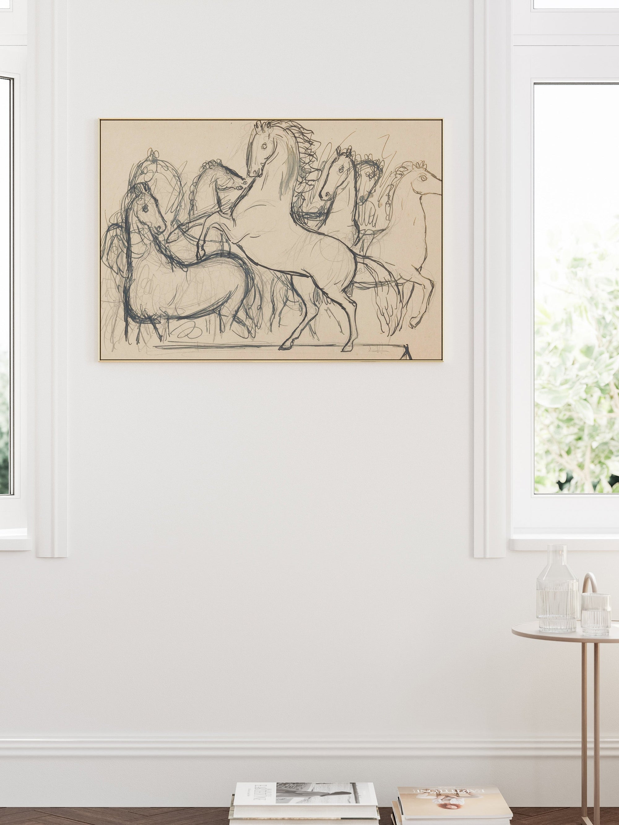 Charcoal Horses II