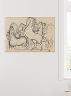 Charcoal Horses II