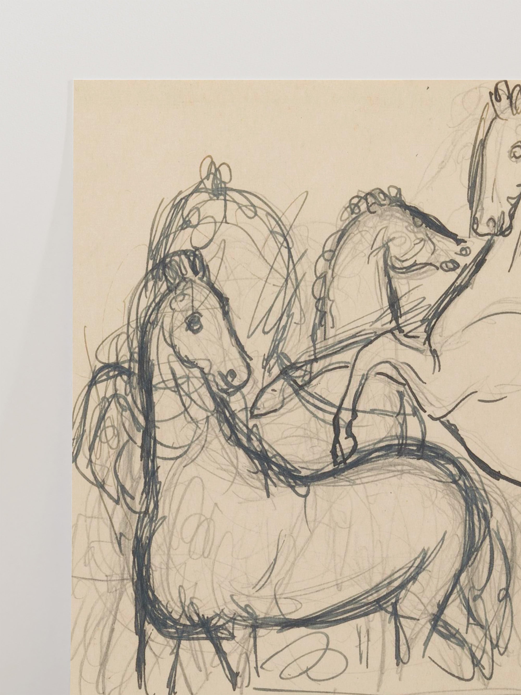 Charcoal Horses II