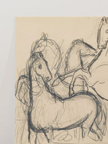 Charcoal Horses II