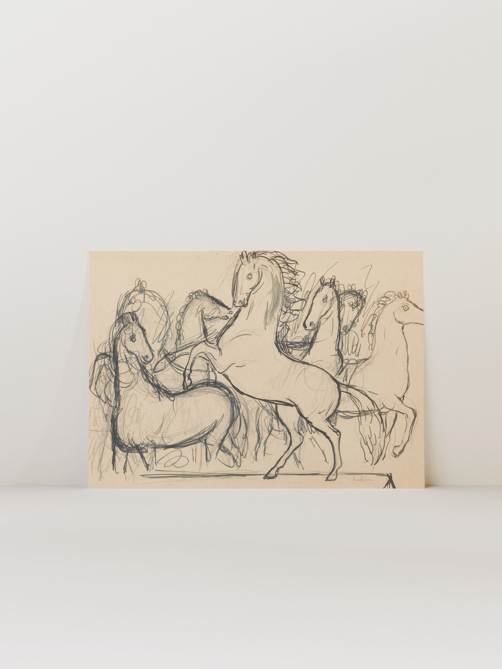 Charcoal Horses II
