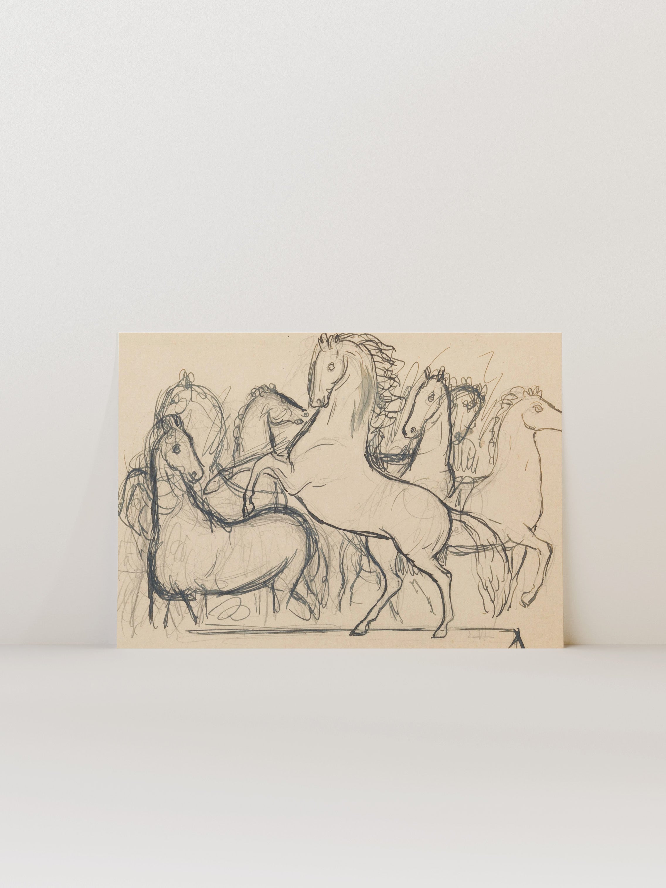 Charcoal Horses II
