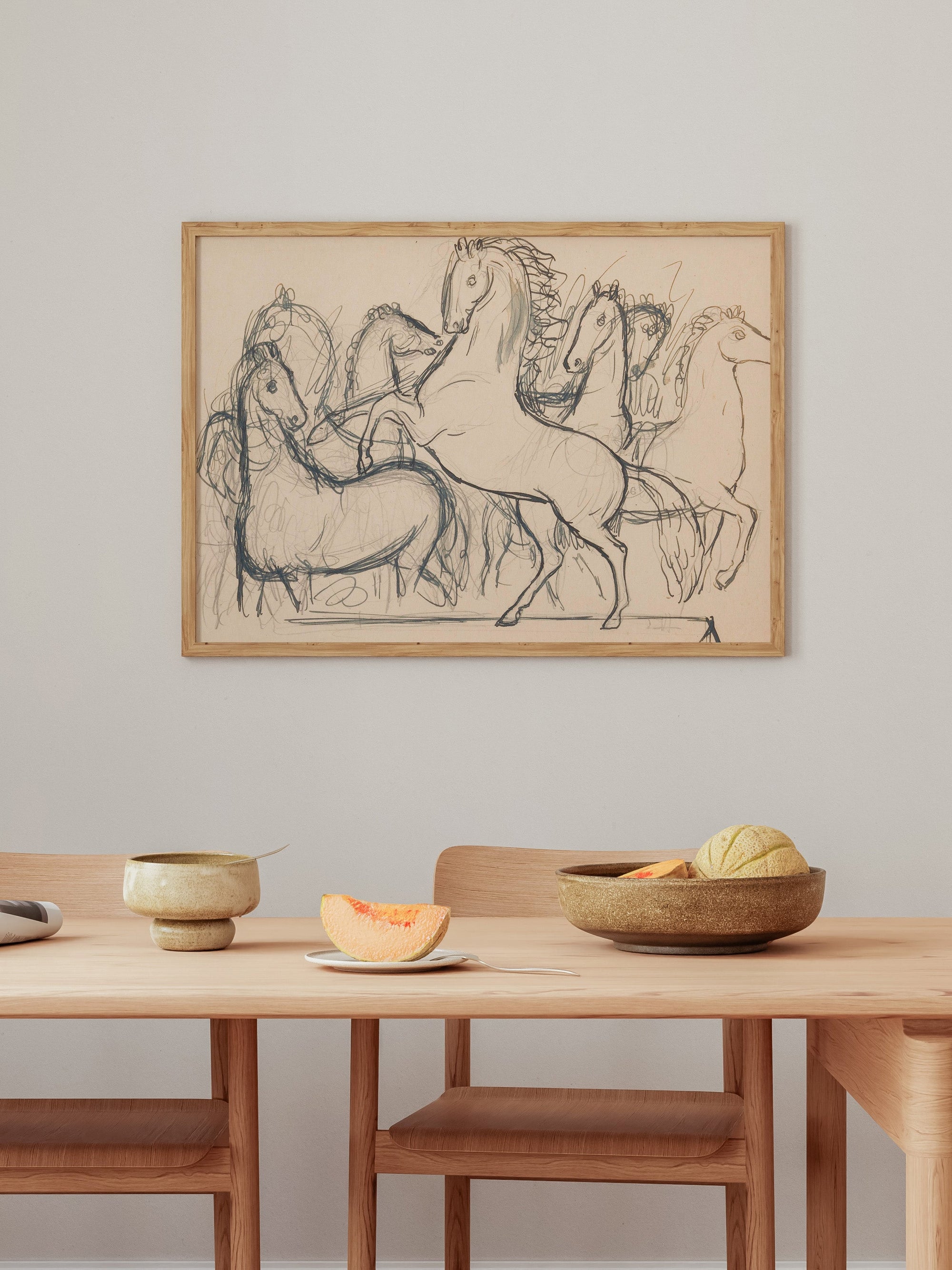 Charcoal Horses II