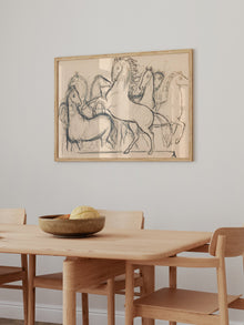 Charcoal Horses II