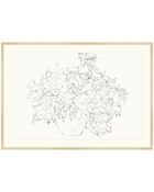 Vase of Flowers Sketch