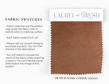 Copper Velvet Throw Pillow