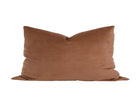 Copper Velvet Throw Pillow