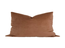Copper Velvet Throw Pillow