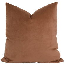 Copper Velvet Throw Pillow