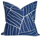 Thibaut Jordan Woven Pillow Cover in Royal Blue