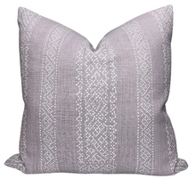 Miguel Pillow Cover in Lavender, McLaurin + Piercy Textiles