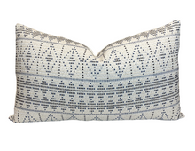 Souk Pillow Cover in Onyx Indigo, Indoor Outdoor Pillows, Peter Dunham Textiles