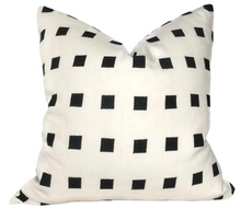 Chalet Embroidered Pillow Cover in Ivory + Black, Kelly Wearstler Textiles