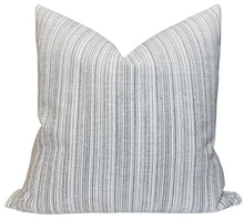 Veranda Strie Pillow Cover in Grey