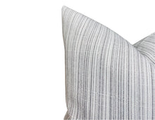 Veranda Strie Pillow Cover in Grey