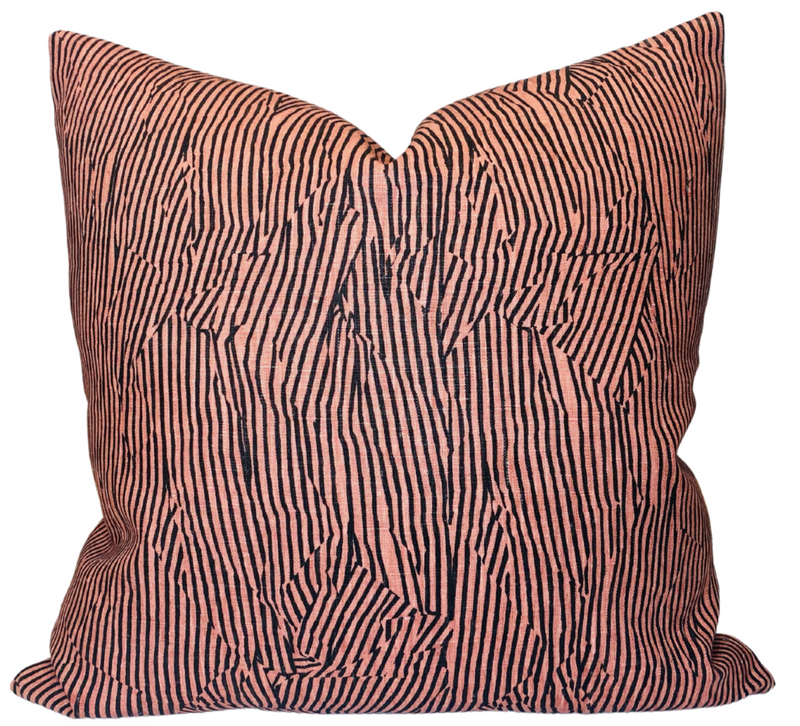 Avant Pillow Cover in Salmon, Kelly Wearstler Textiles