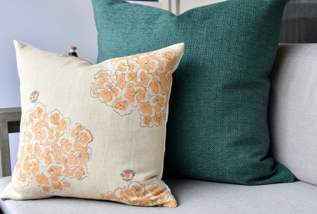 Hunter Green Textured Woven Pillow Cover – view 3