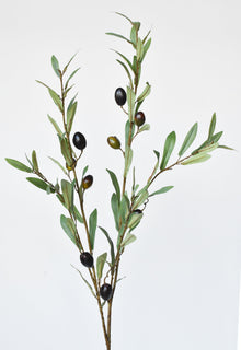 Tall Artificial olive stem with 72 leaves and 9 olives