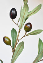 39" Artificial Green Olive Stem