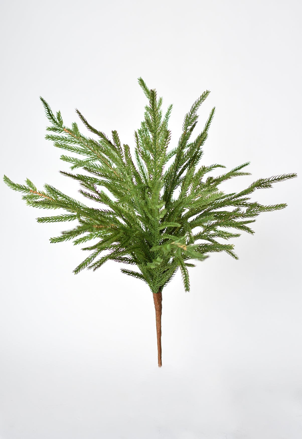 Artificial green pine bush for Christmas tree or garland