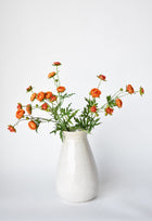 22" Artificial Mini Orange Ranunculus Stem