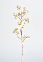 Artificial cream sedum branch with real touch finish
