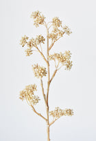 Artificial cream berry spray stem for floral arrangements