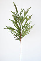 36" Faux Green Norfolk Pine – Realistic Cypress Spray Stem