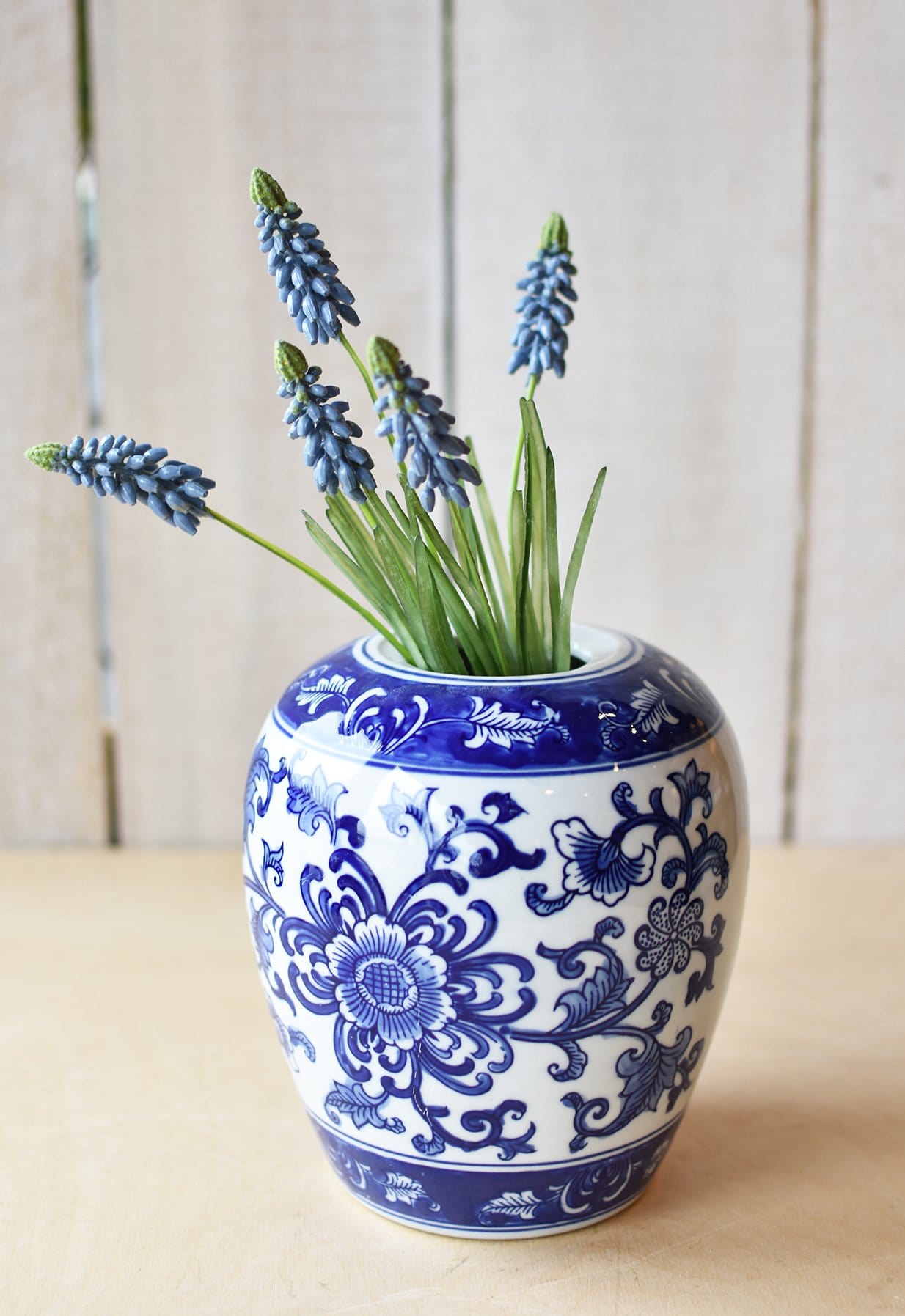 Realistic blue hyacinth arrangement by CG Hunter