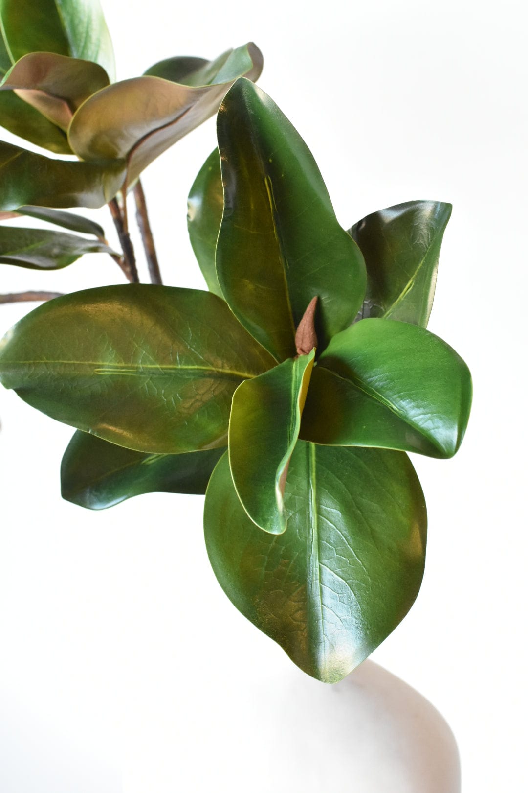 40" Artificial Magnolia Leaf Branch