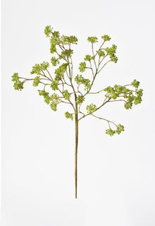 Artificial soft green sedum berry branch for home décor