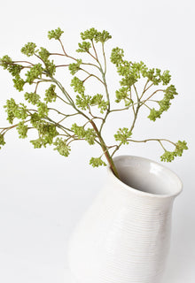 16" Artificial Soft Green Sedum Berry Stem
