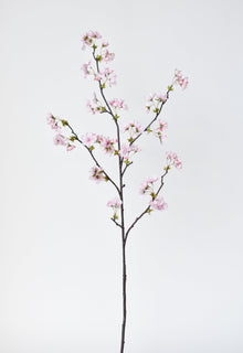 Artificial quince blossom branch for spring arrangements