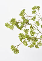 Artificial green sedum spray for floral arrangements