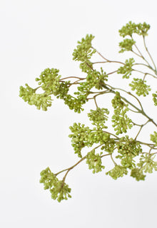 Artificial green sedum spray for floral arrangements