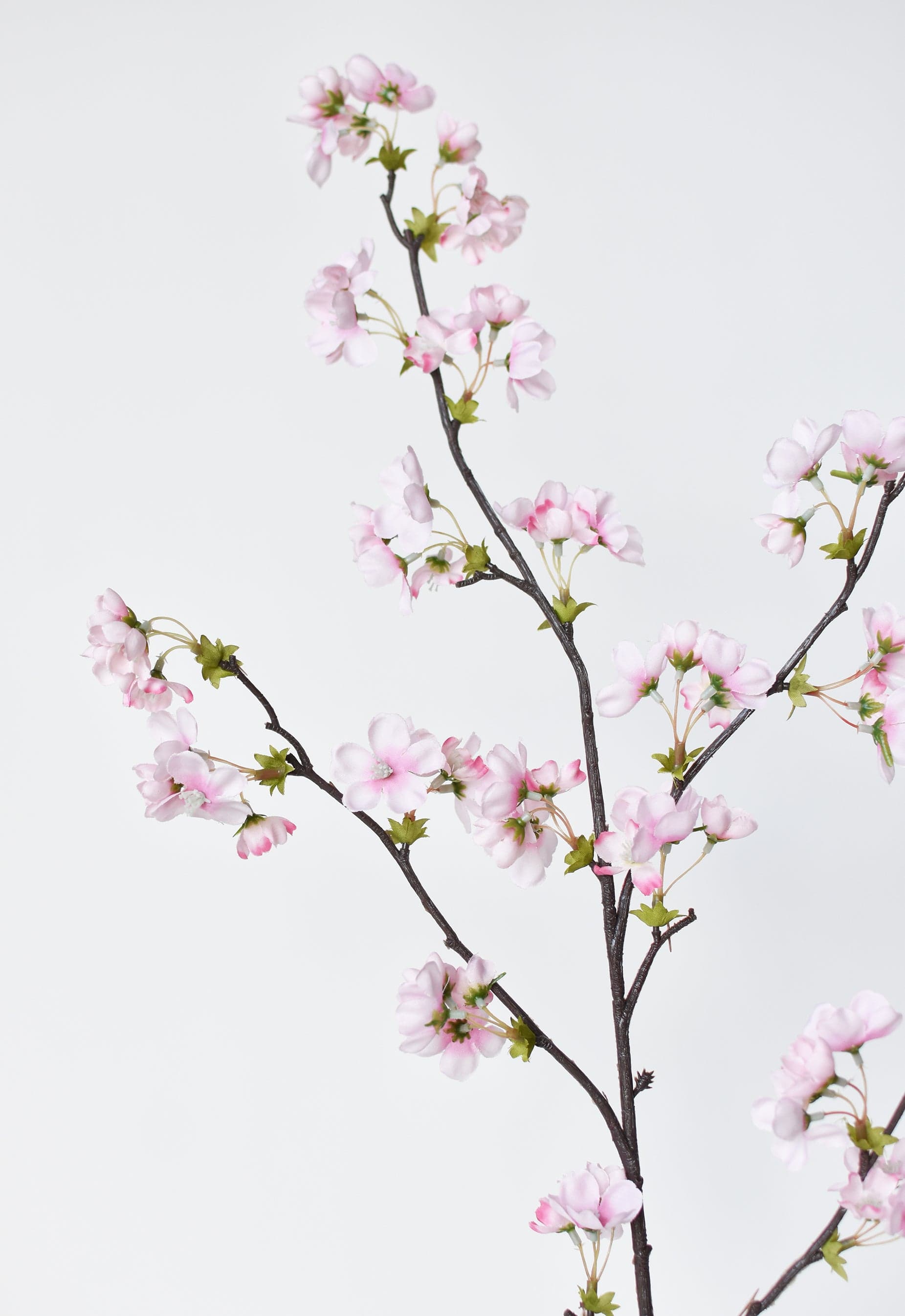 36" Artificial Quince Blossom Pink Stem Flowering Branch