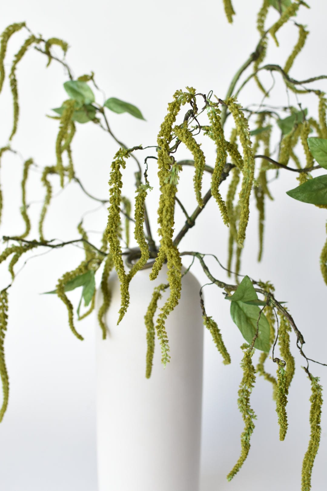 35" Artificial Fuzzy Amaranthus Branch Stem