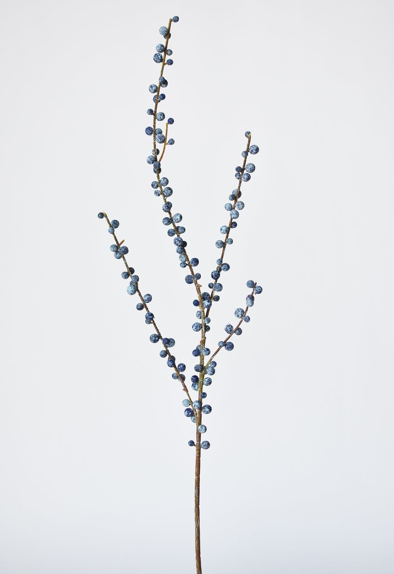 Artificial blue berry branch for seasonal décor