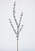 Artificial blue berry branch for seasonal décor