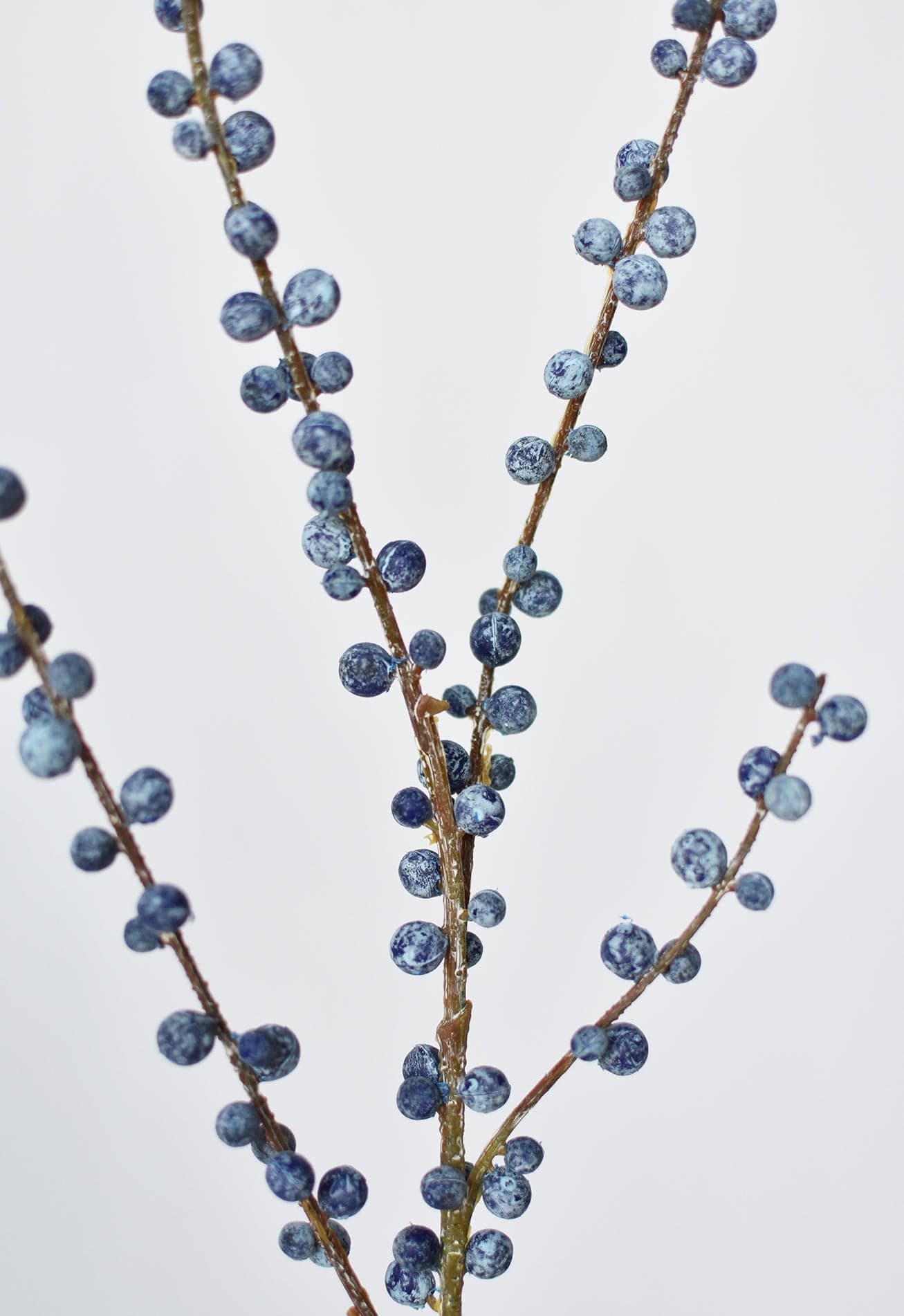 Artificial powder blue berry spray for arrangements