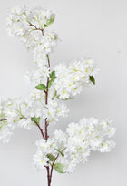 Artificial cherry blossom flowering branch for tall vases