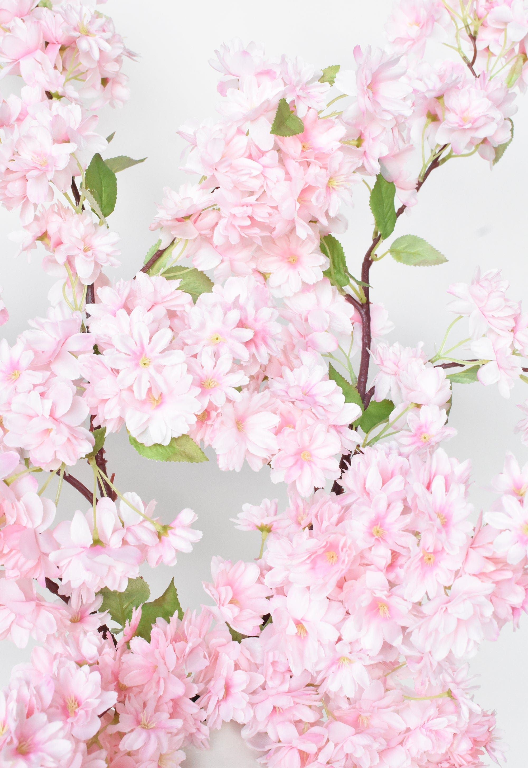 40" Artificial Cherry Blossom Branch Stem Pink