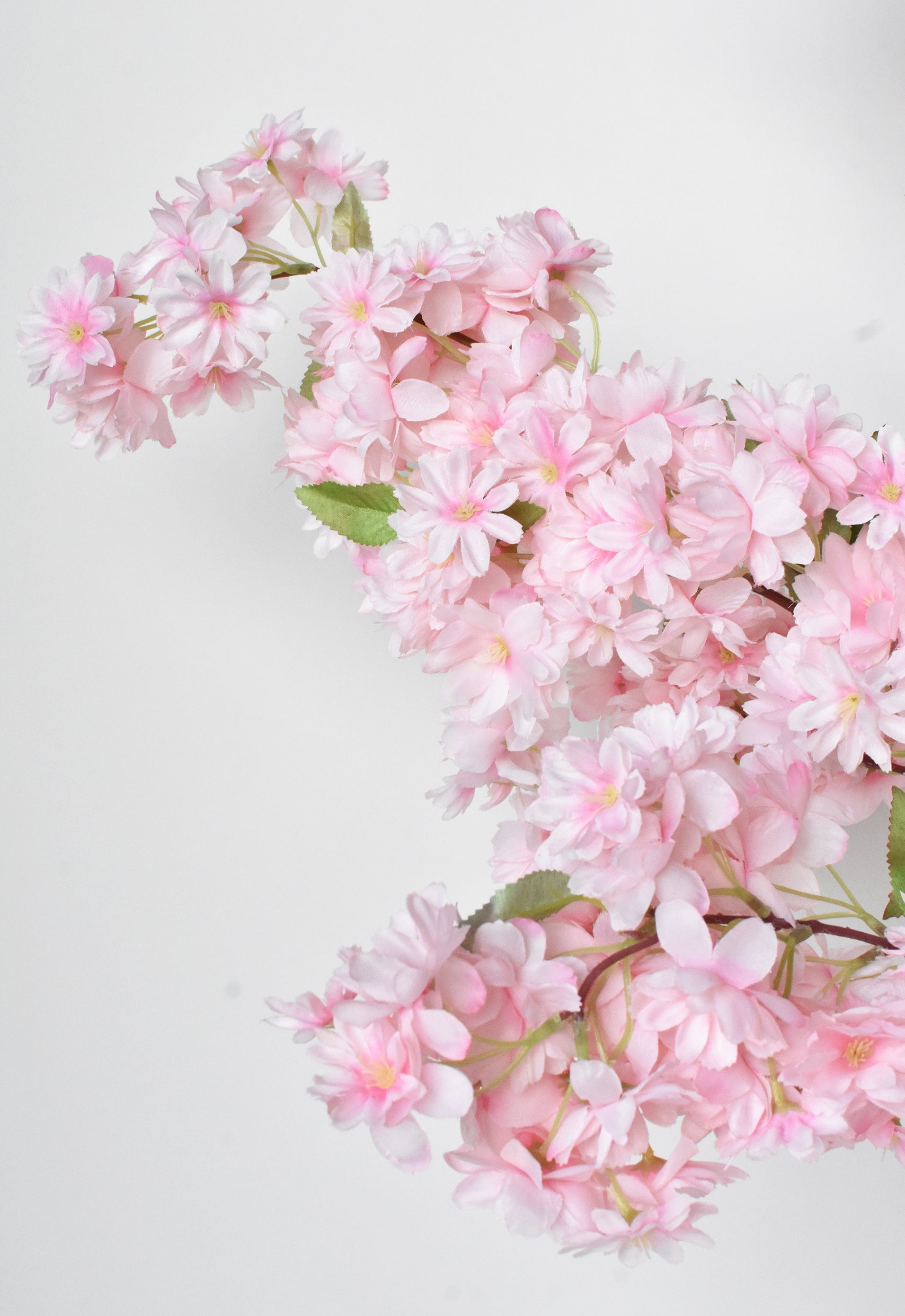 40" Artificial Cherry Blossom Branch Stem Pink