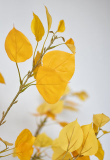 40" Artificial Yellow Aspen Branch Spray